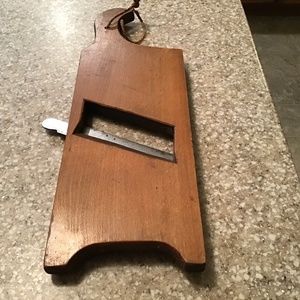 Vintage Wooden & Metal Kraut Cutter - Antique Kraut Cutter - Kitchen Primitive